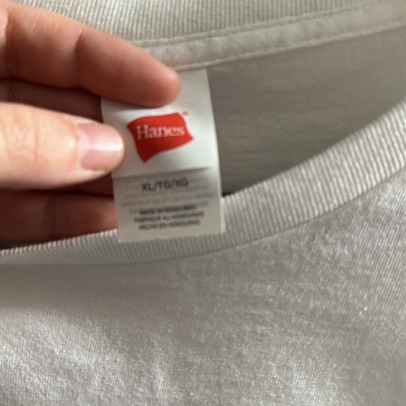 Men’s white tshirt. “If you touch my beard, I will touch your butt”. XL. NWOT - Picture 3 of 4